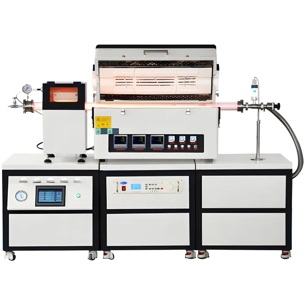 1-Zone 1200°C PE/CVD Stationary Furnace W/ RF Generator Gas Mix & Pumping System 150mm OD - Furnaces & Boilers
