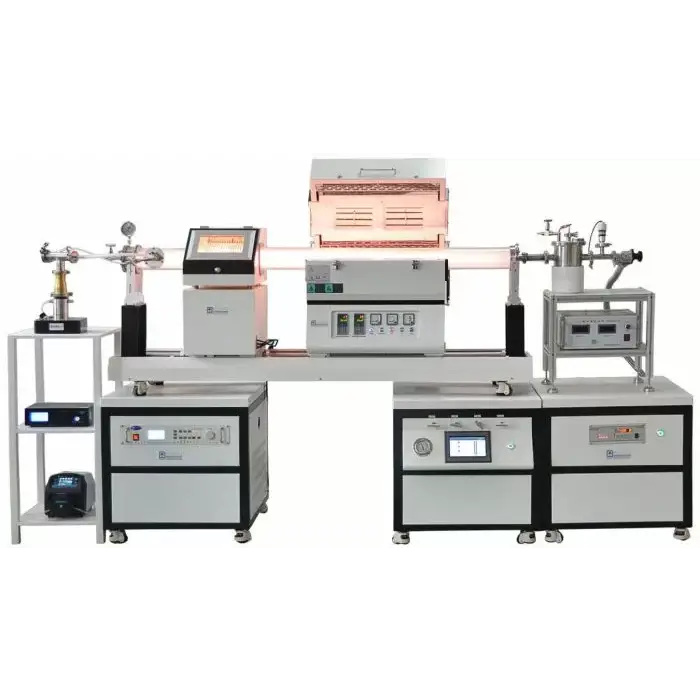 1-Zone 1200°C PE/CVD Stationary Furnace W/ RF Generator Gas Mix & Pumping System 150mm OD - Furnaces & Boilers