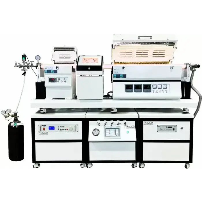 1-Zone 1200°C PE/CVD Stationary Furnace W/ RF Generator Gas Mix & Pumping System 150mm OD - Furnaces & Boilers