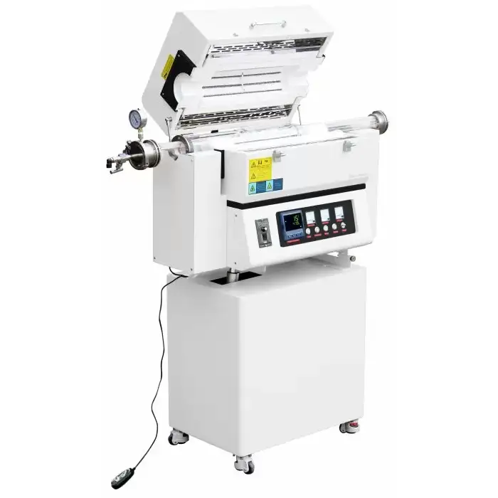 1-Zone 1200C Rotary & Tilting Top-Open Tube Furnace 60mm OD - Furnaces & Boilers