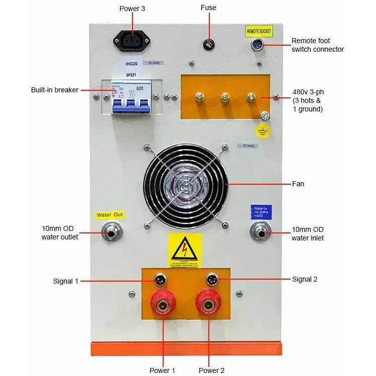 20KW Hi-Frequency Split Induction Heater 50-250KHz - Laboratory Equipment