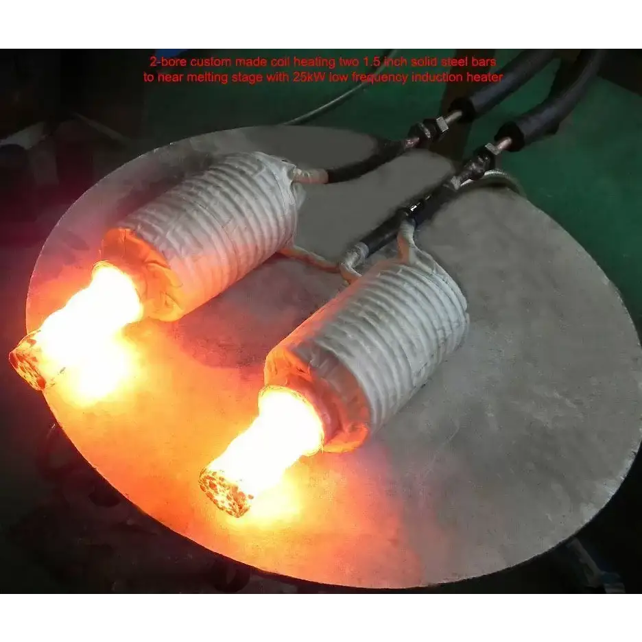 25KW Low-Frequency Dual-Station Induction Heater 1-20KHz - Laboratory Equipment