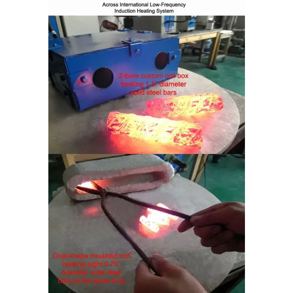 25KW Low-Frequency Dual-Station Induction Heater 1-20KHz - Laboratory Equipment