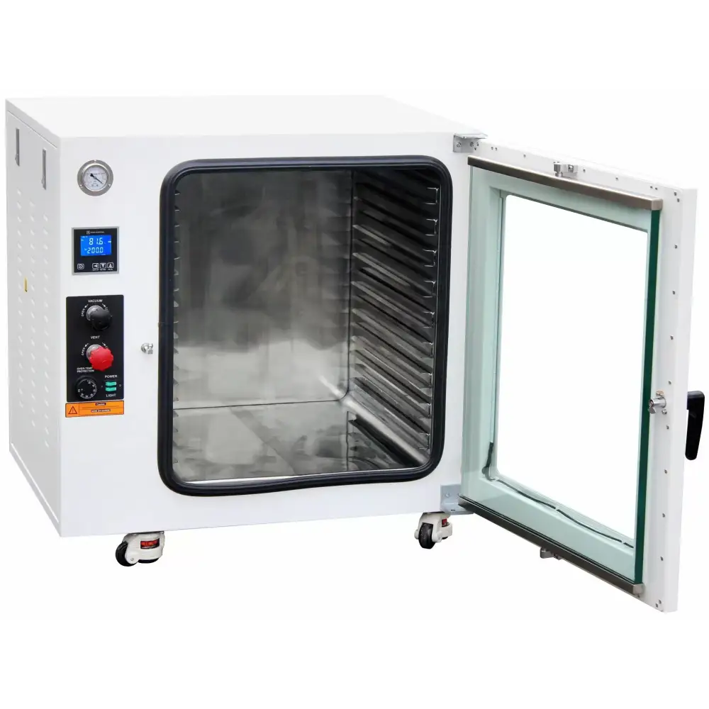 316L SST 250C UL 18 Shelf Max 7.5 CF 5 Sided Heating AI Vacuum Oven 220V - Ovens
