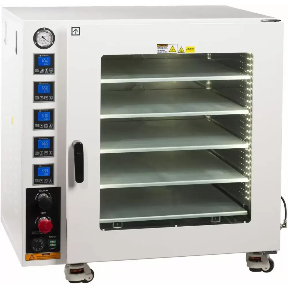 316L SST 250C UL Certified 7.5 CF Vacuum Oven w/ 5 Shelves & SST Tubing - Ovens