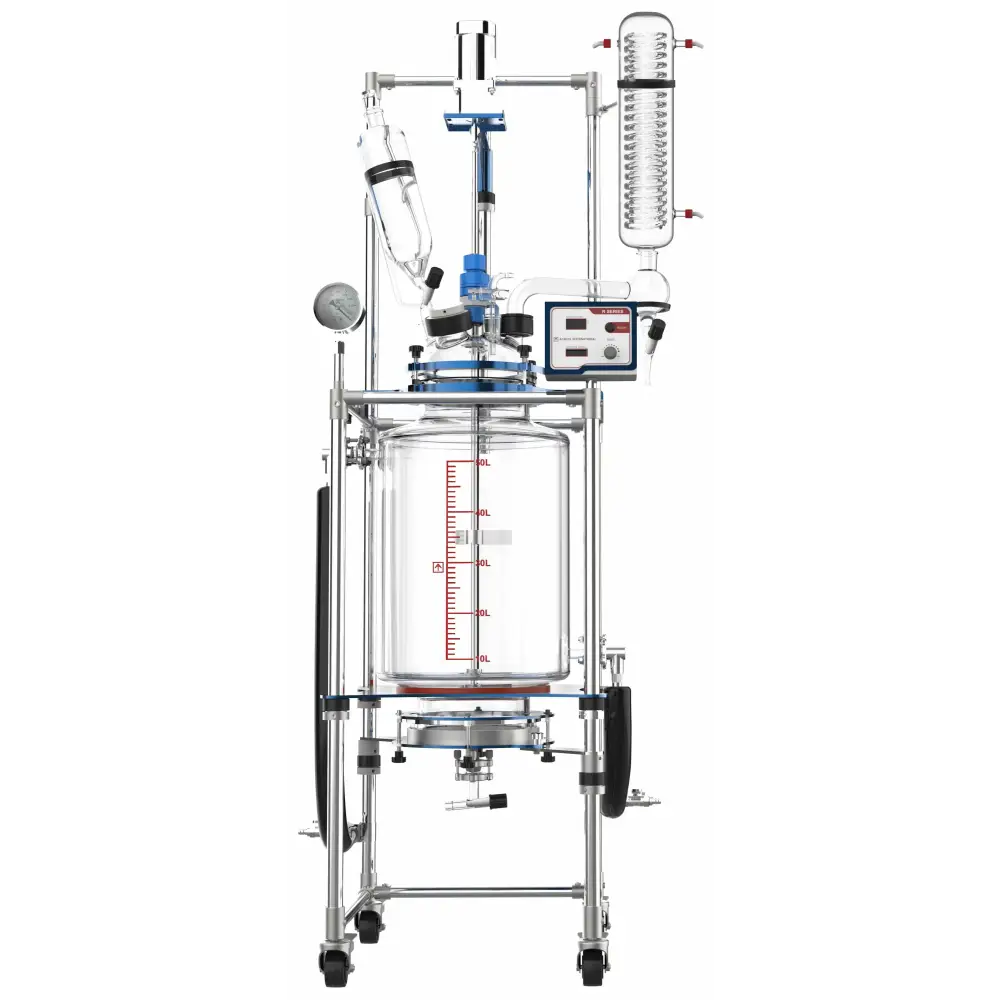 Ai 50L Single Jacketed Filter Glass Reactor - Laboratory Equipment