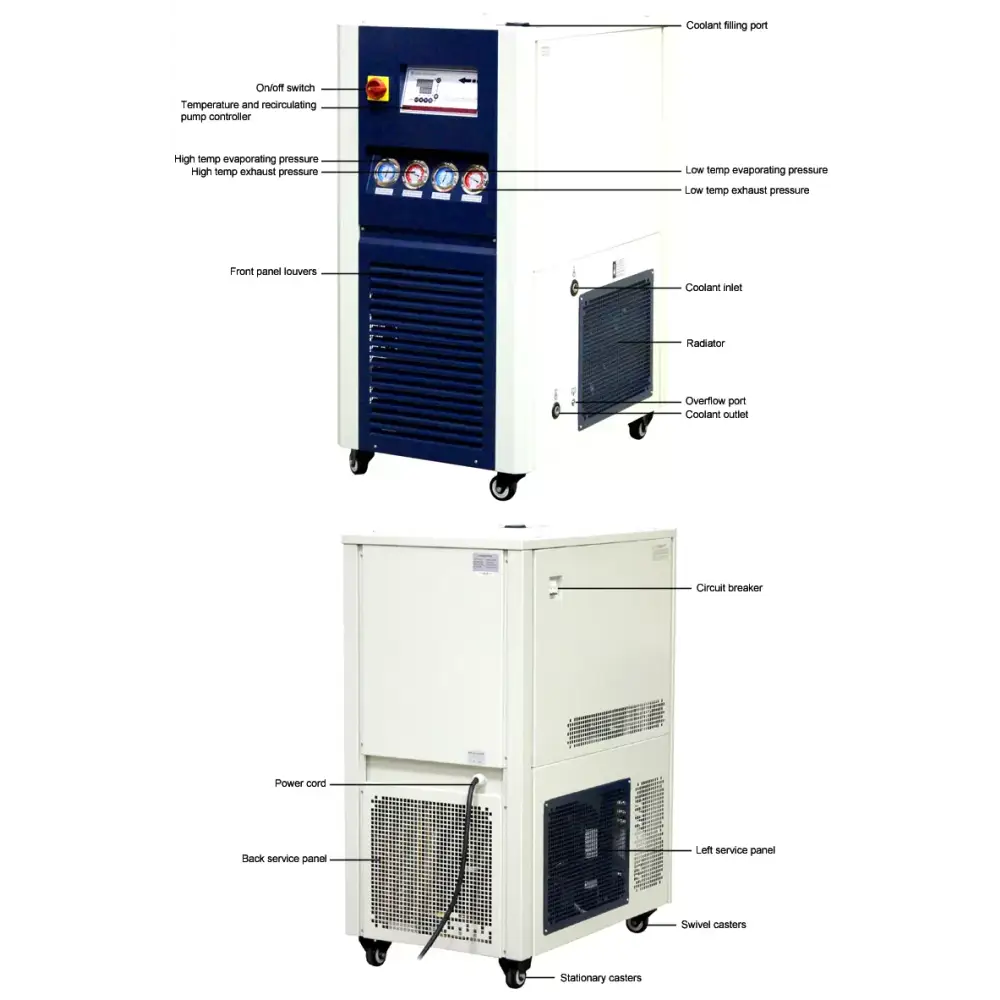 Ai -75°C 10L Recirculating Chiller with 30L/Min Centrifugal Pump - Laboratory Equipment