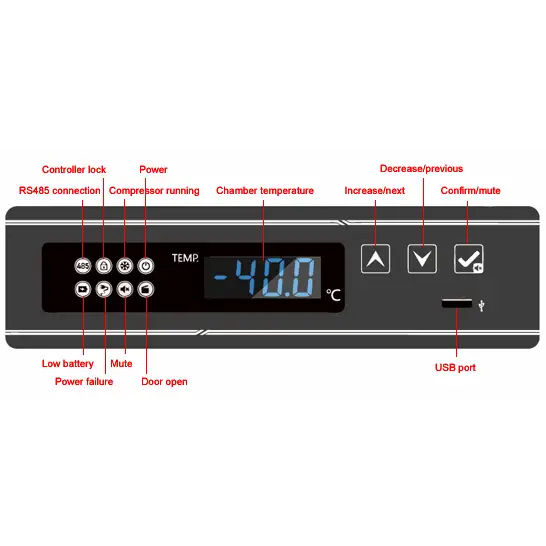 Ai DeepFreeze 35 Cu Ft -40°C Upright Freezer 110V - Freezers