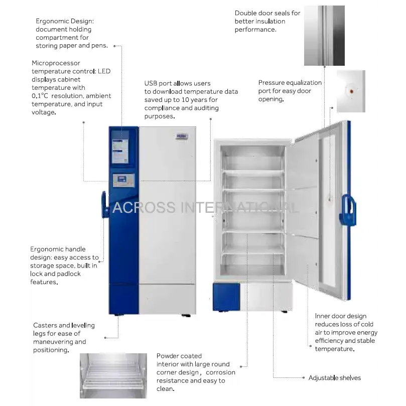 Ai EasyChill 29 Cu Ft -30°C Upright Freezer UL 115V/230V - Freezers