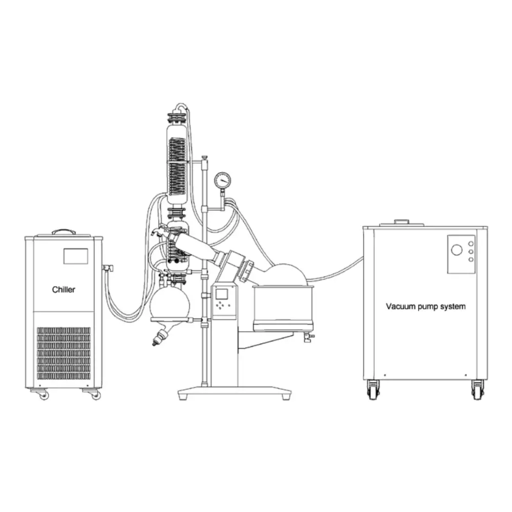 Ai SolventVap 5.3-Gallon/20L Rotary Evaporator w/ Motorized Lift - Rotary Evaporator