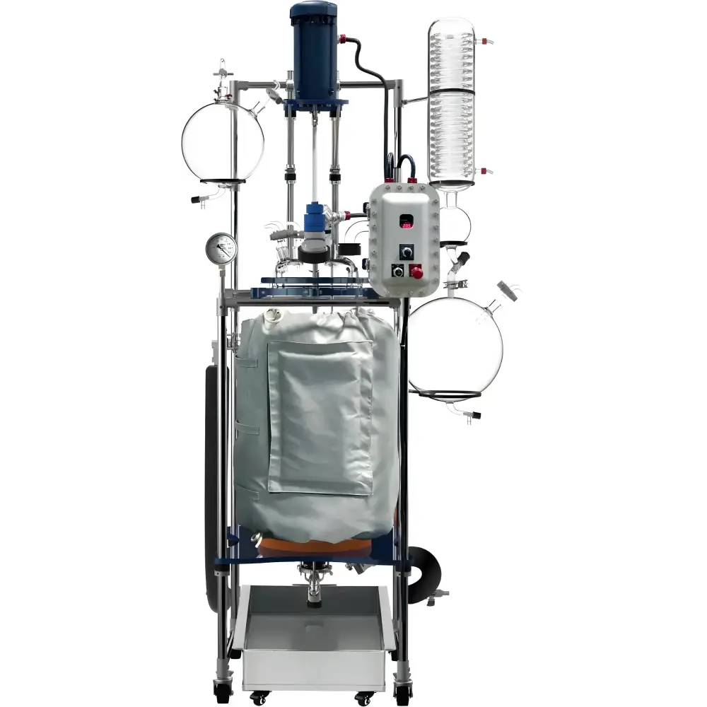 Glass Reactor Ai 100L Jacket w/ Explosion-Proof Motor/Controller 220V - Laboratory Equipment