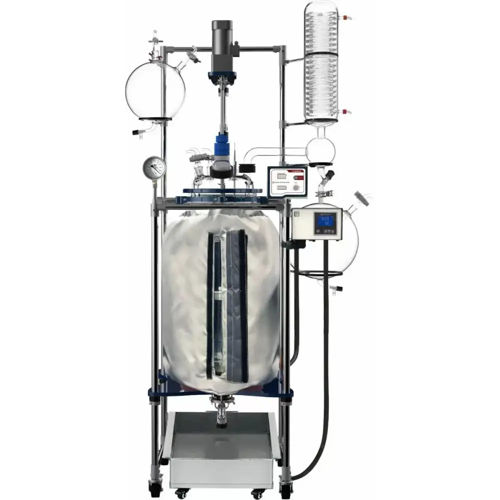 Glass Reactor Ai 100L Non-Jacketed with 200°C Heating Jacket - Laboratory Equipment