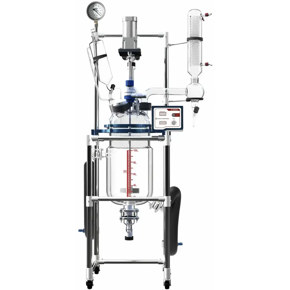 Glass Reactor Ai 10L Single or Dual Jacketed Systems - Laboratory Equipment