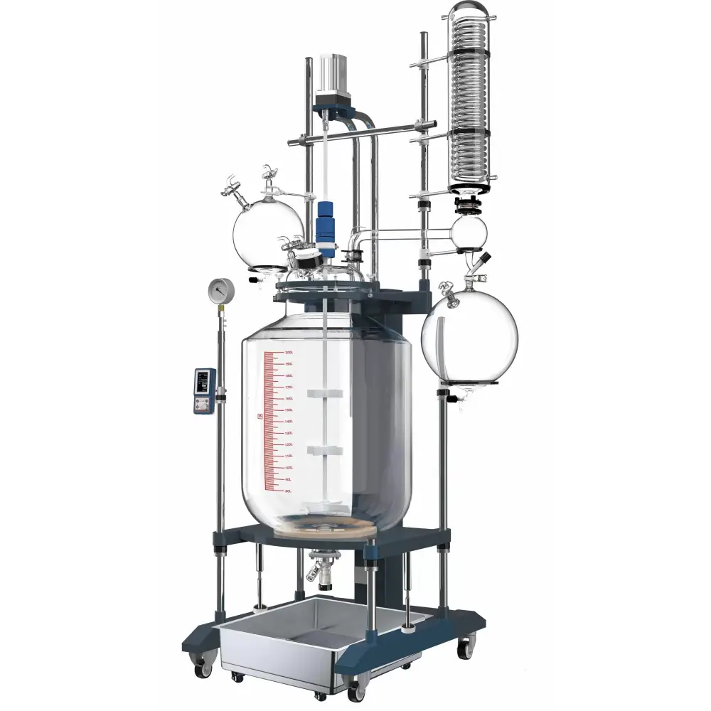 Glass Reactor Ai 200L Non-Jacketed with 200°C Heating Jacket ETL - Laboratory Equipment