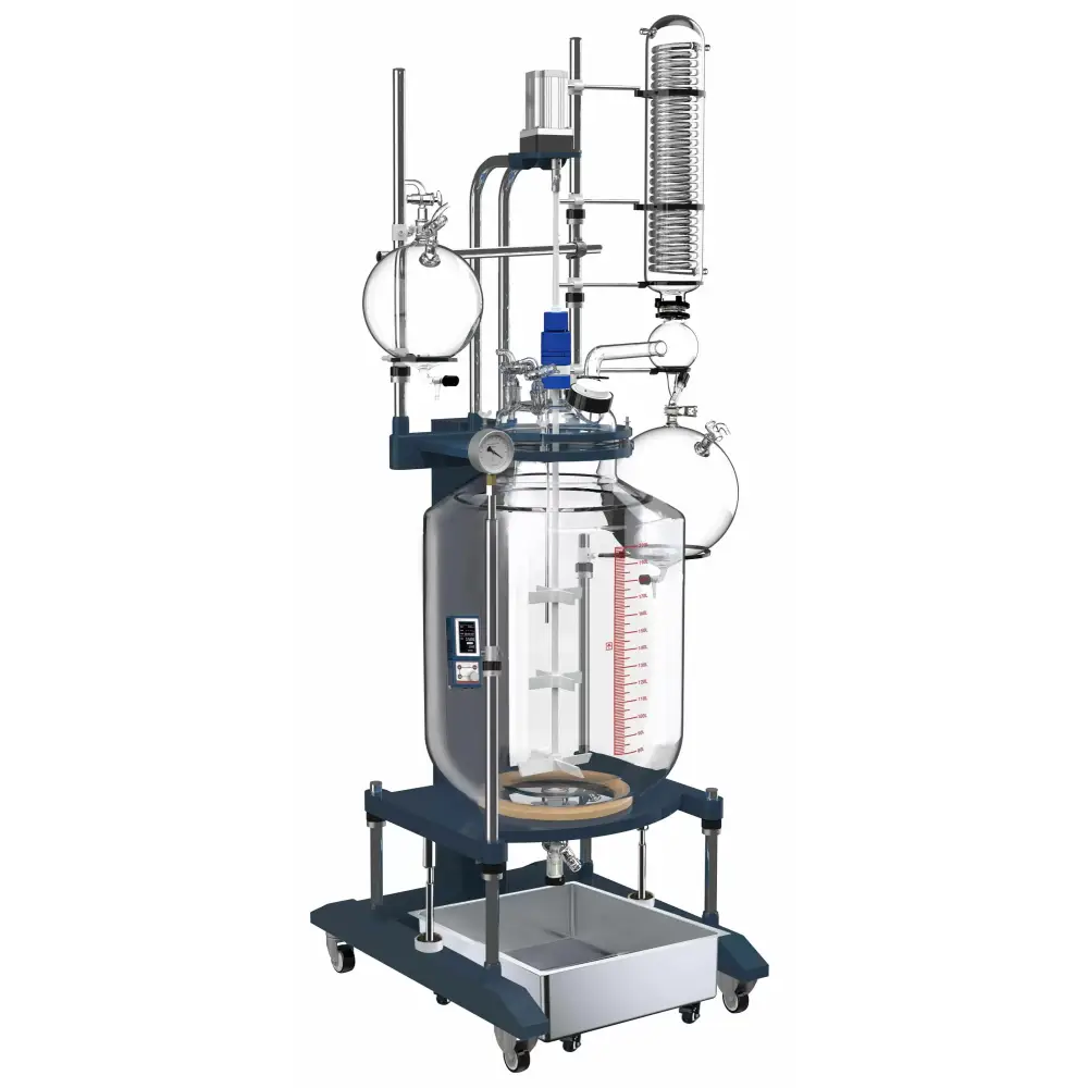 Glass Reactor Ai 200L Non-Jacketed with 200°C Heating Jacket ETL - Laboratory Equipment