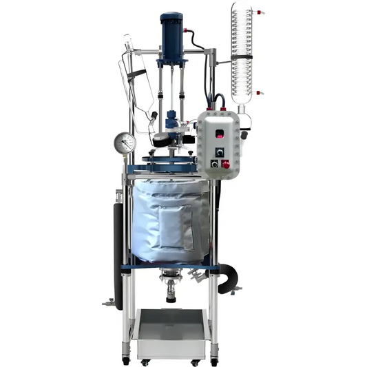 Glass Reactor Ai 20L Jacket w/ Explosion-Proof Motor & Controller 220V - Laboratory Equipment
