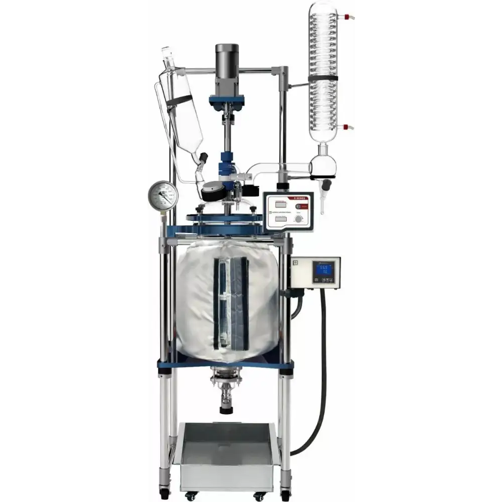 Glass Reactor Ai 20L Non-Jacketed with 200°C Heating Jacket - Laboratory Equipment