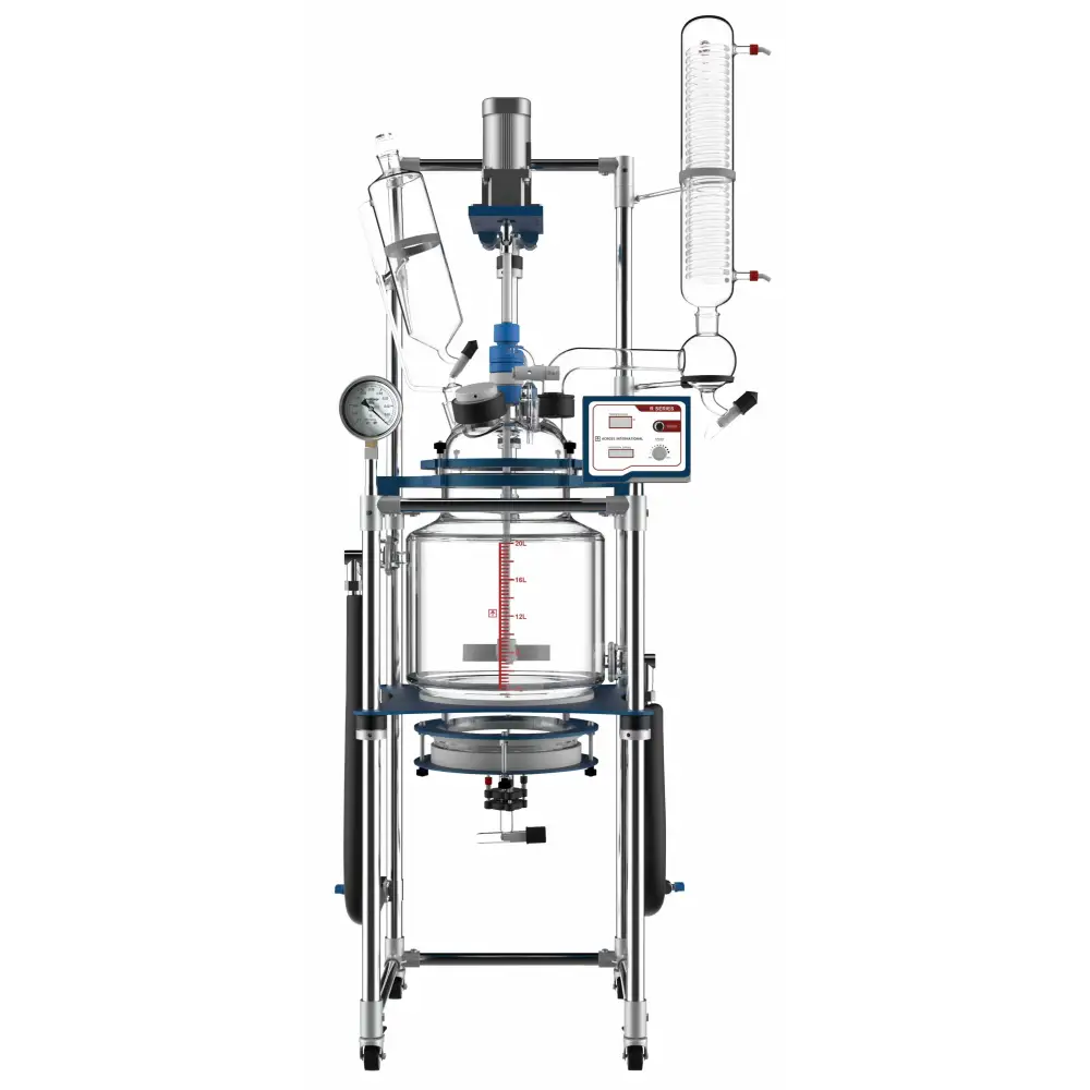 Glass Reactor Ai 20L Single or Dual Jacketed Filter - Laboratory Equipment