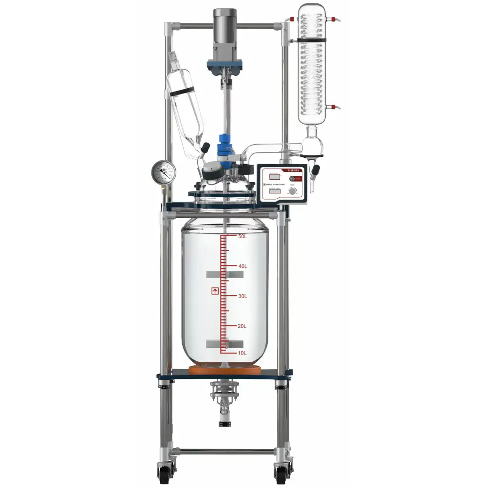 Glass Reactor Ai 50L Non-Jacketed with 200°C Heating Jacket - Laboratory Equipment