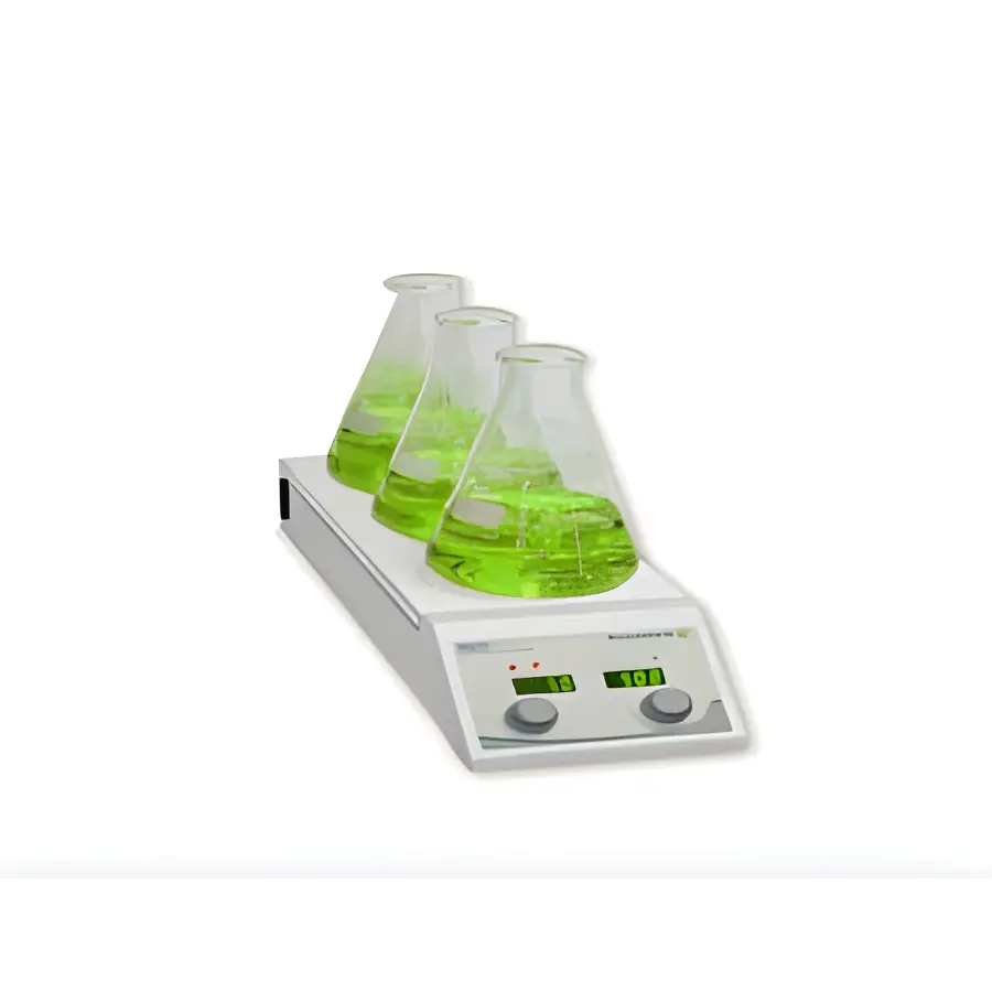 Multi-Position Hotplate Stirrers - 3-position hotplate stirrer digital with white ceramic top plate. 120V - Hotplates &