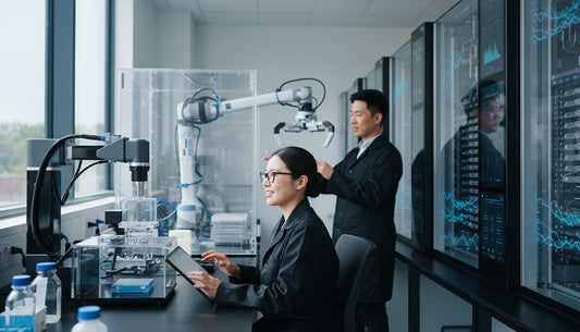 lab automation, scientists, modern laboratory