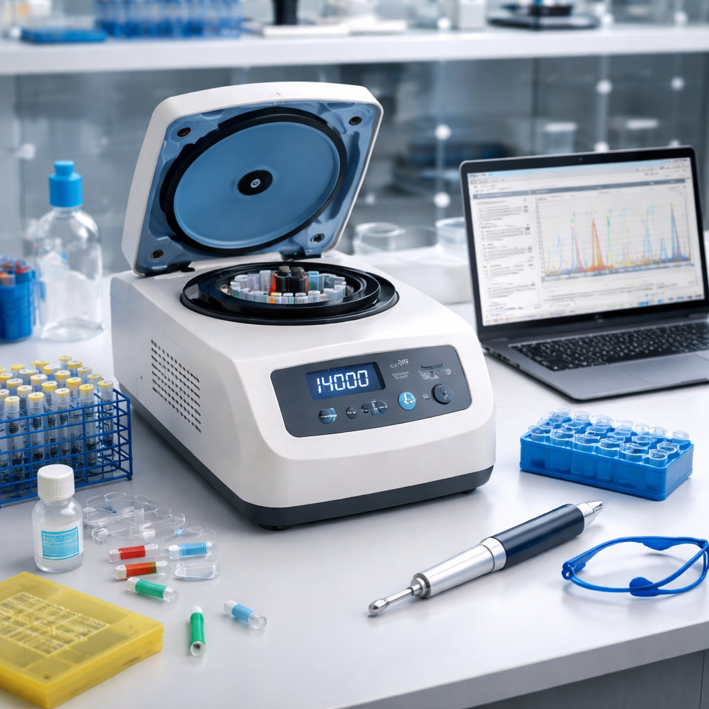 low price refrigerated centrifuge for genomics on a bench