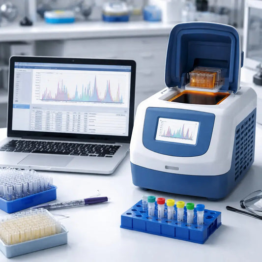 budget DNA fragment analyzer workflow illustration
