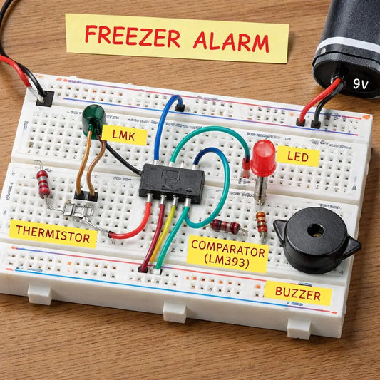 budget lab freezer alarm system circuit diagram