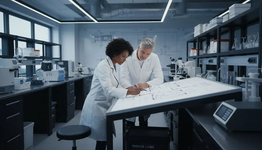 professional lab setup