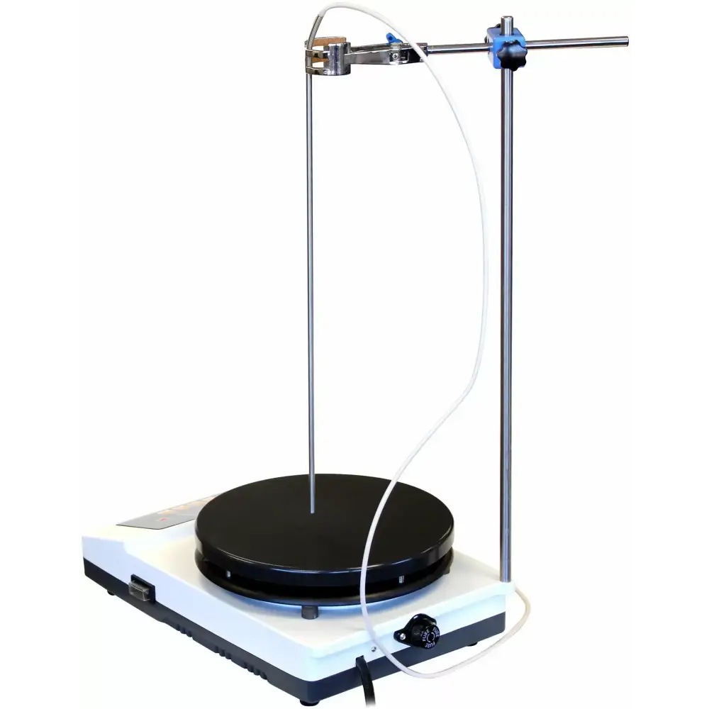 350C 2000RPM 1.5-Gallon PID Magnetic Stirrer w/ 9’’ Heated Plate - Laboratory Equipment