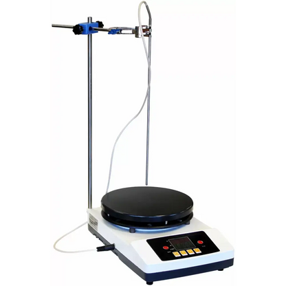 350C 2000RPM 1.5-Gallon PID Magnetic Stirrer w/ 9’’ Heated Plate - Laboratory Equipment