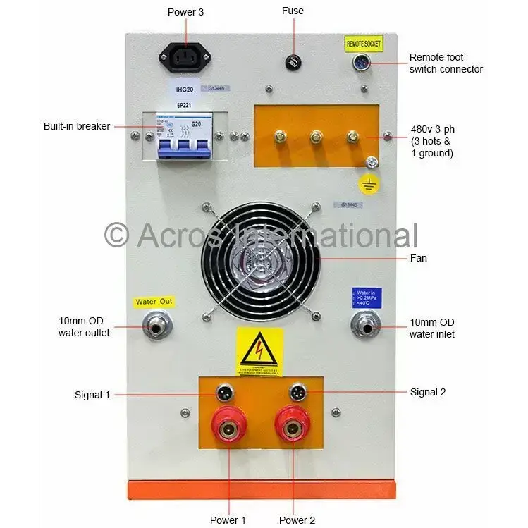 40KW Hi-Frequency Split Induction Heater 50-200KHz - Laboratory Equipment