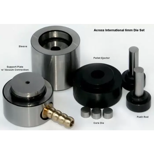 6mm Diameter ID Vacuum Dry Pressing Die Set - Laboratory Equipment