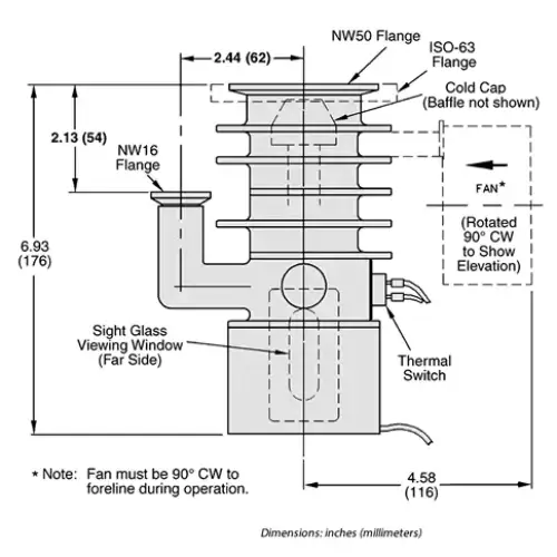 Agilent AX-65 Air-Cooled Diffusion Pump - Pumps