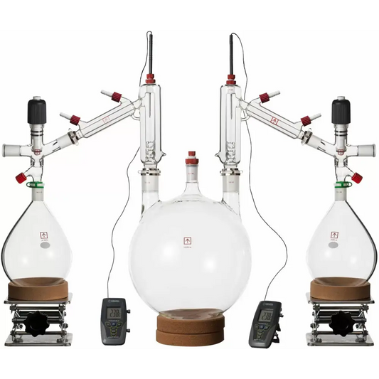 Ai 10 Liter Short Path Distillation Kit with Valved Adapters - Laboratory Equipment