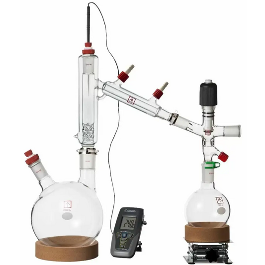 Ai 2 Liter Short Path Distillation Kit with Valved Adapter - Laboratory Supplies