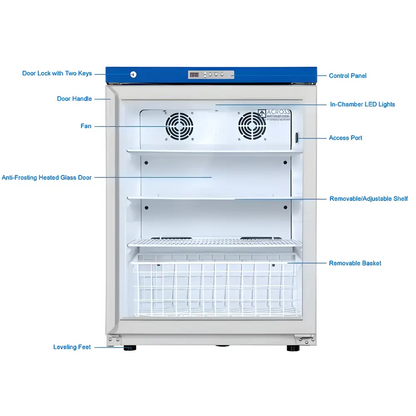 Ai 4.2 CF 2-8°C Compact Pharmacy Medical Vaccine Refrigerator UL - Freezers