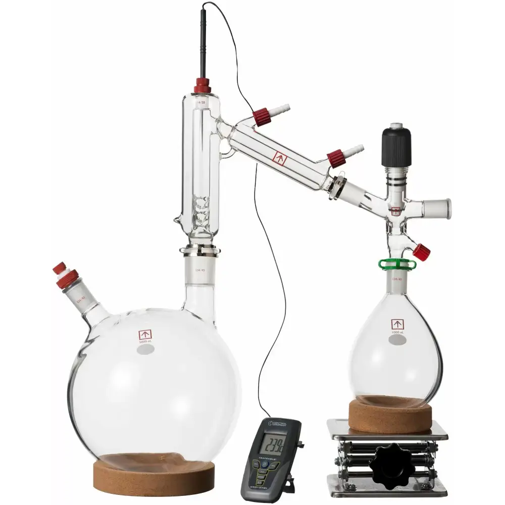 Ai 5 Liter Short Path Distillation Kit with Valved Adapter - Laboratory Equipment