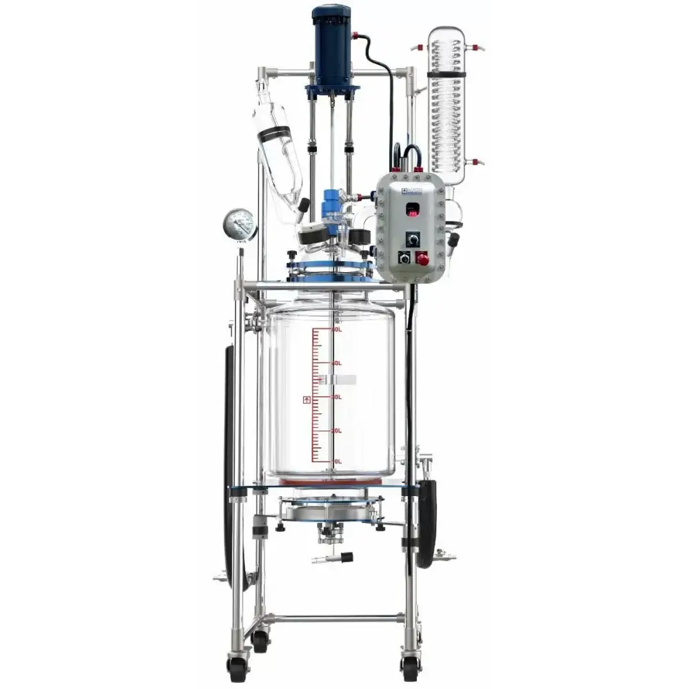 Ai 50L Dual Jacket Reactor w/ Explosion-Proof Motor & Controller 220V - Laboratory Equipment