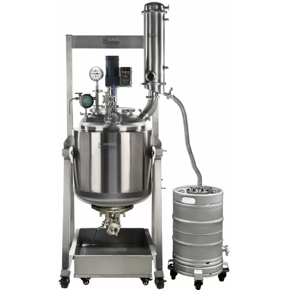 Ai ETL C1D1 Dual-Jacketed 100L 316L-Grade SST Filter Reactor - Laboratory Equipment
