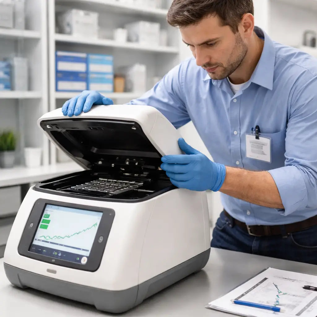 support and warranty for affordable qPCR machine.