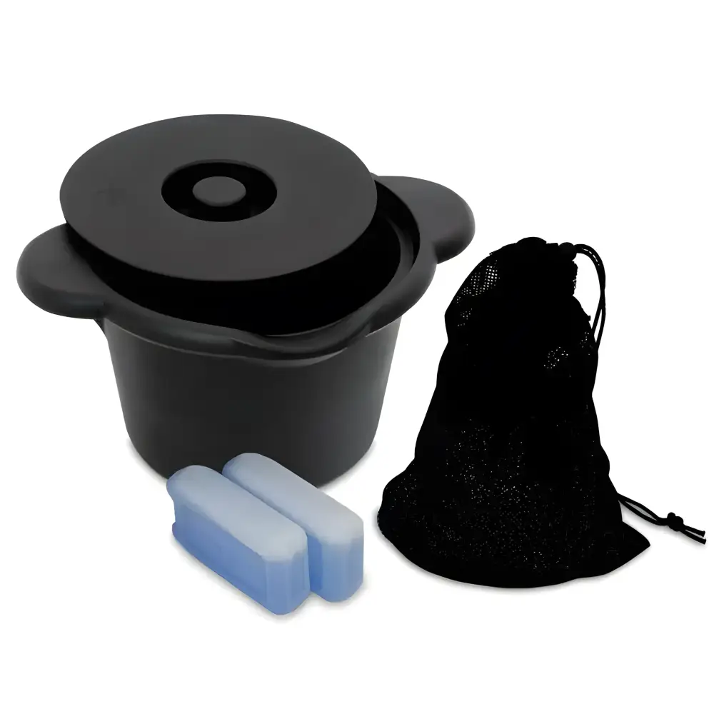 Bucket with 2 L Lab Armor Beads Bead Bag Chill Packs (2) - Laboratory Equipment