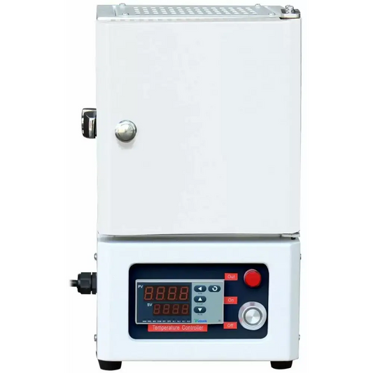 Compact Tabletop Muffle Furnace 1050°C (1922F) 4x4x4’’ W/ 30-Seg PID Controller For dental dentistry cast ceramic