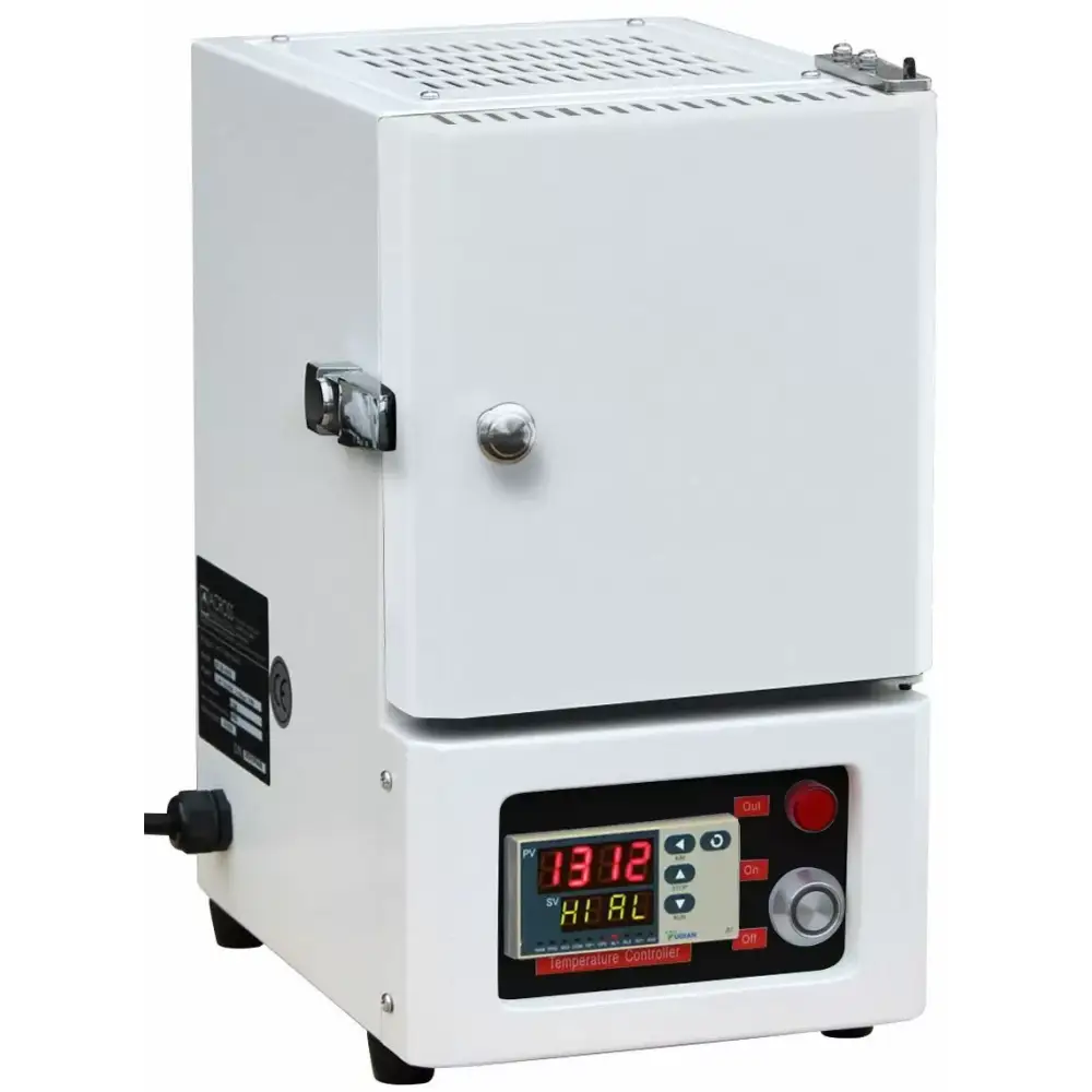 Compact Tabletop Muffle Furnace 1050°C (1922F) 4x4x4’’ W/ 30-Seg PID Controller For dental dentistry cast ceramic