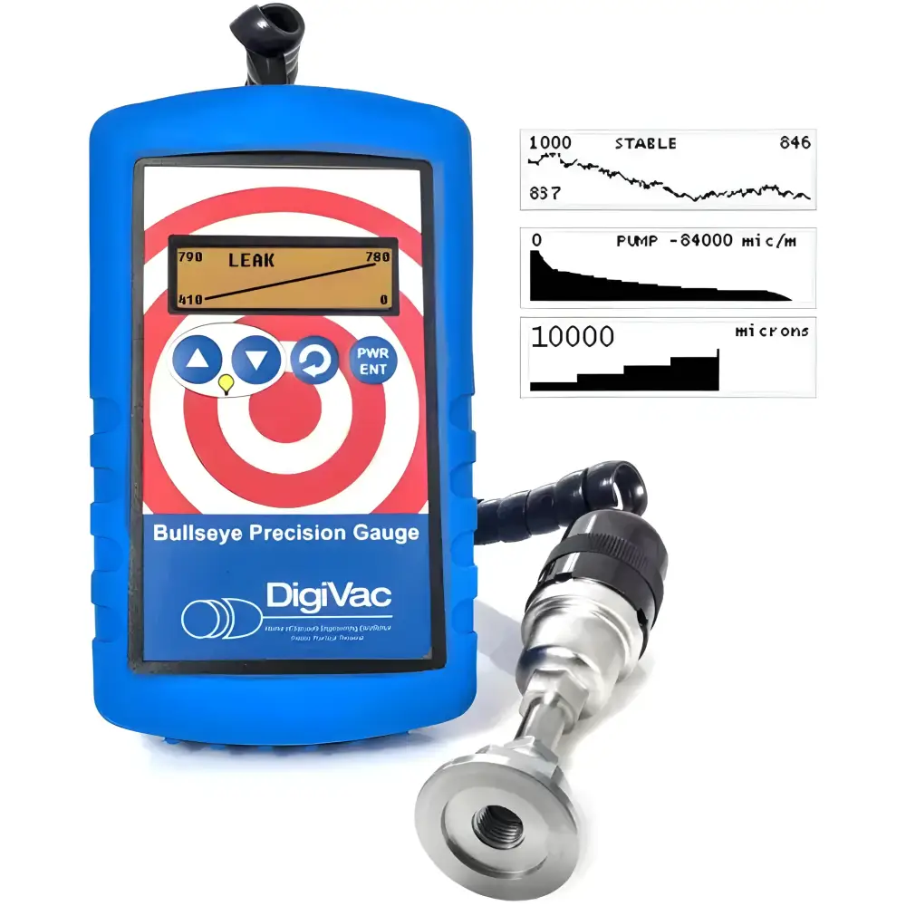 DigiVac Bullseye Precision Vacuum Gauge with Real-Time Analytics - Laboratory Equipment