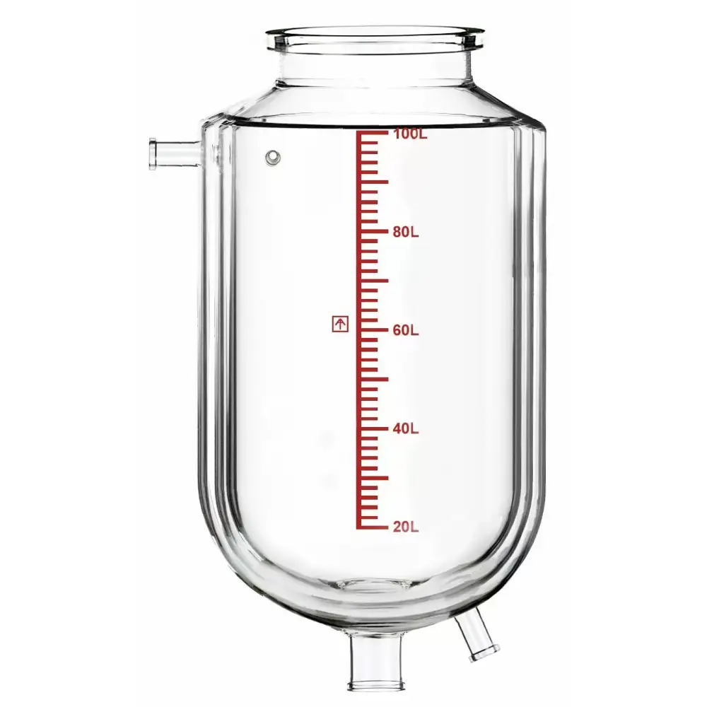 Dual-Jacketed 100L Reactor Vessel for Ai R100 Glass Reactors - Laboratory Supplies