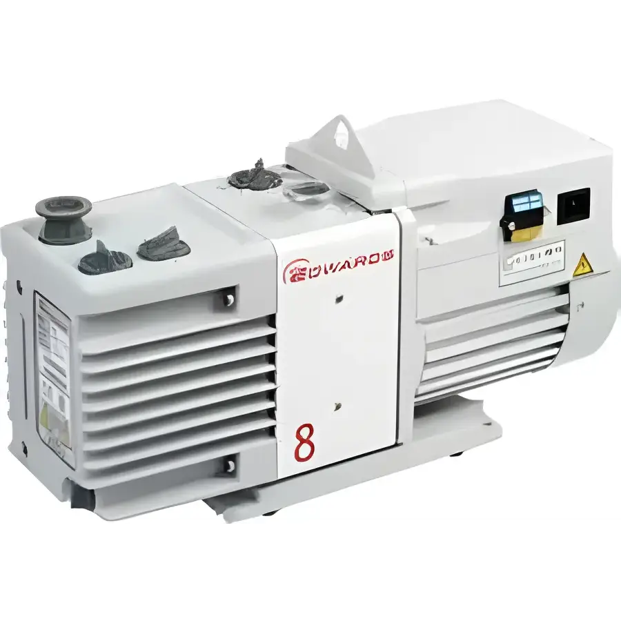 Edwards RV8 6.9 CFM Dual-Stage Vacuum Pump with Bellow & Fitting - Pumps