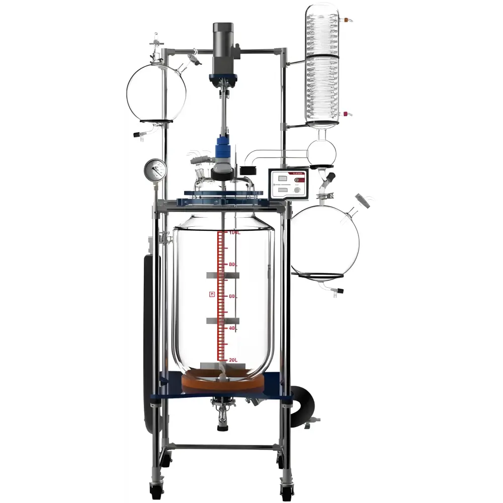 Glass Reactor Ai 100L Single or Dual Jacketed - Laboratory Equipment