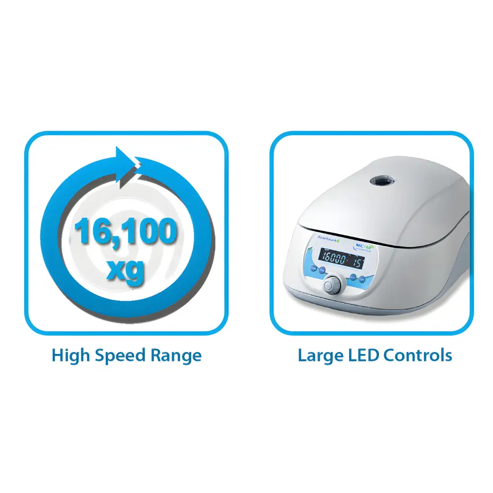 MC-12™ High Speed Microcentrifuge (12 place) - Centrifuges