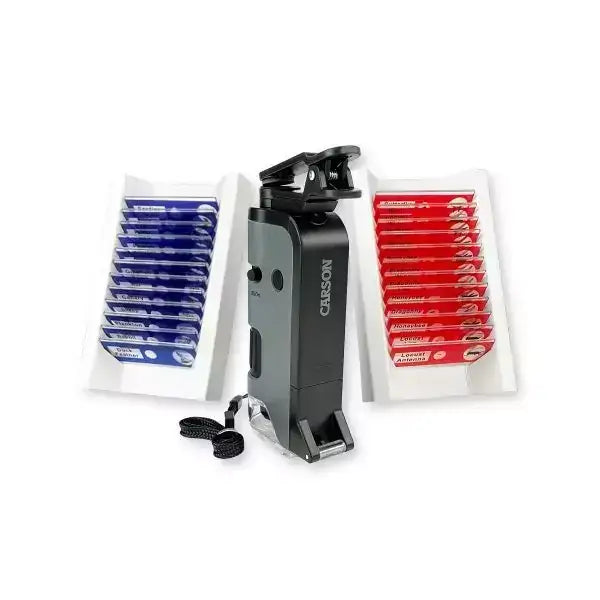 MicroFlip Pocket Microscope Microsope + Slide Set Microscopes